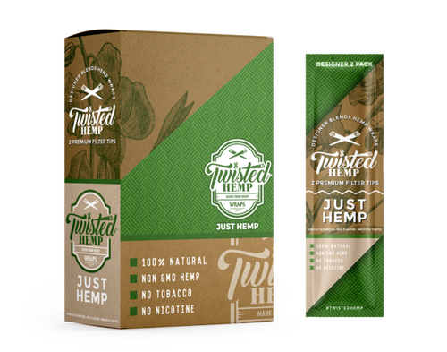 Twisted Hemp Wrap Just Hemp - Cumulus Vaping Lab