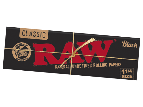 Raw Classic Black 1 1/4