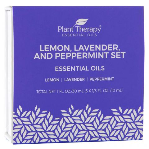 Plant Therapy Lemon Lavander And Peppermint Set